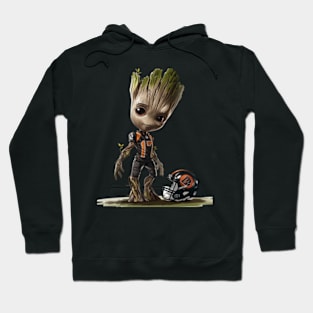 Groot Vs Atlanta Braves Woodwork Warriors Hoodie